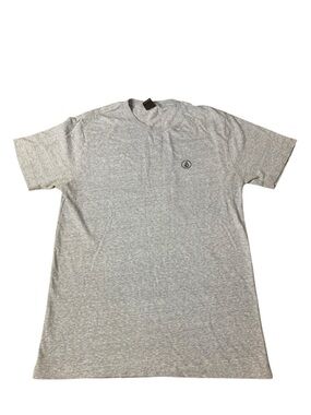 Volcom Men’s Circle Stone Heather Grey T-Shirt - Small